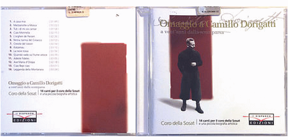 Discografia Omaggio a Camillo Dorigatti retro